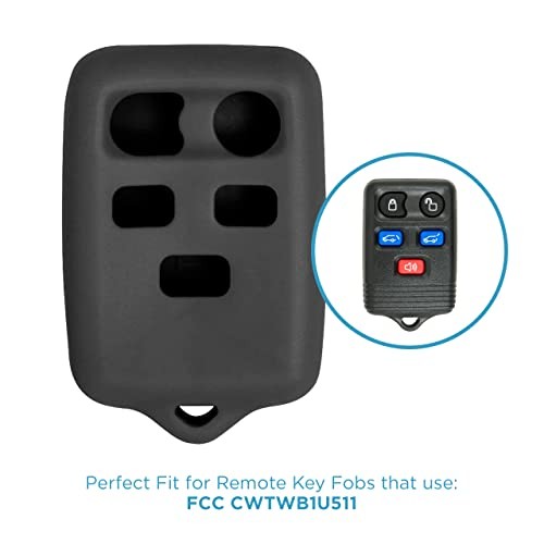 Replacement for New Silicone Cover Protective Case for 5 Button Remote Key