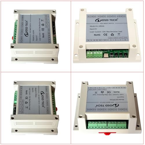 SH-UR04A 4-Channel USB Powered Relay Module for PC & Mac() 4CH