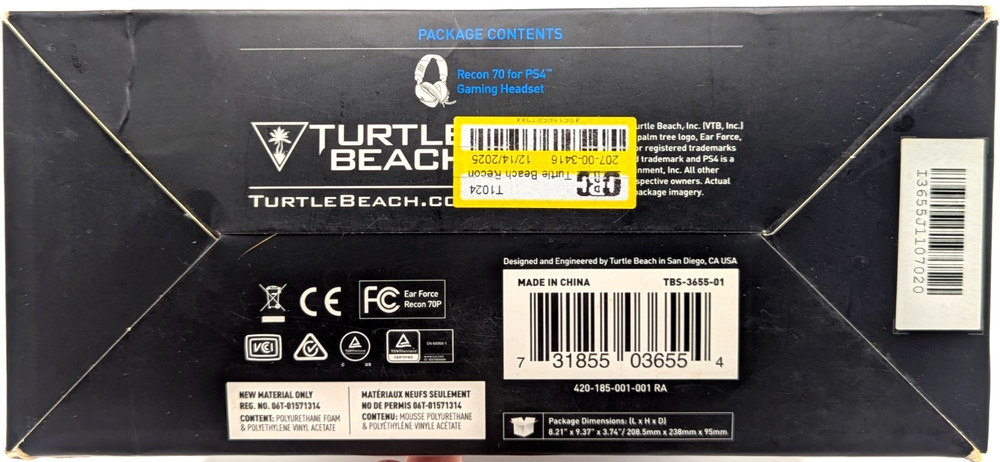 *Pre-Owned*Damaged* Turtle Beach Recon 70 Wired Multiplatform Gaming Headset Red