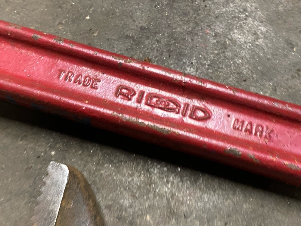 RIDGID Compound Leverage Pipe Wrench, Large Heavy Duty, Wrench Only