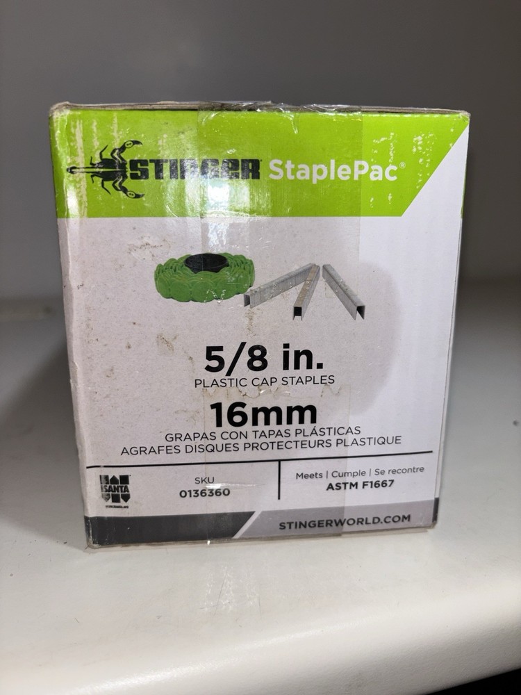 5/8 In. Collated Staplepac (2000 per Box) Use W/ CS58 Only- NEW