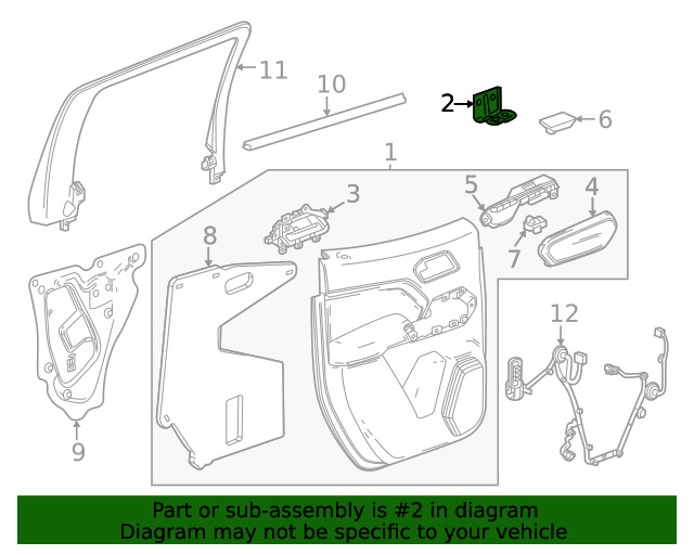Genuine GM Support Bracket 84721574