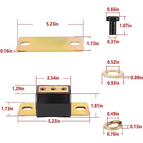 3.1108G General Transmission Mount Performance Polyurethane Mounts Bracket Set