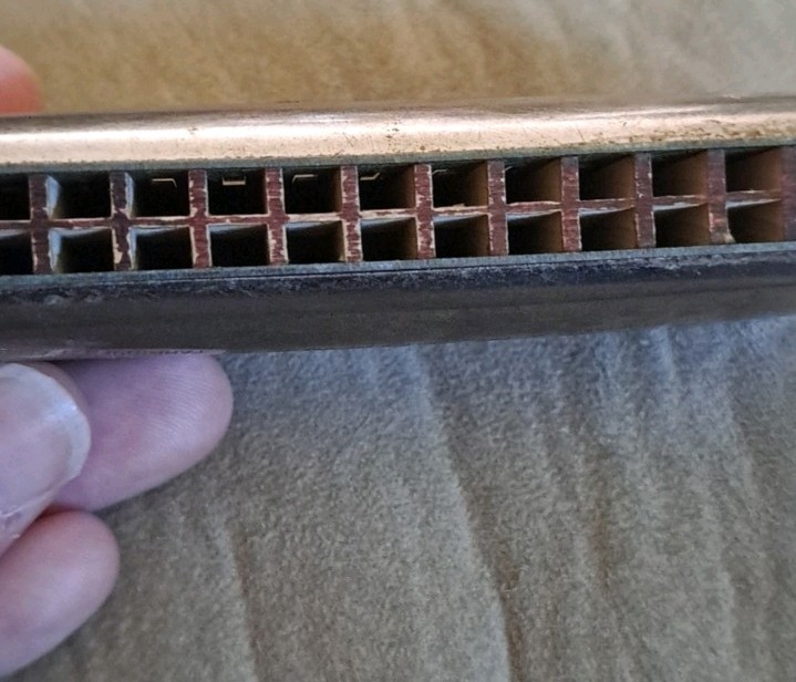 Antique Echo Hohner Harmonica