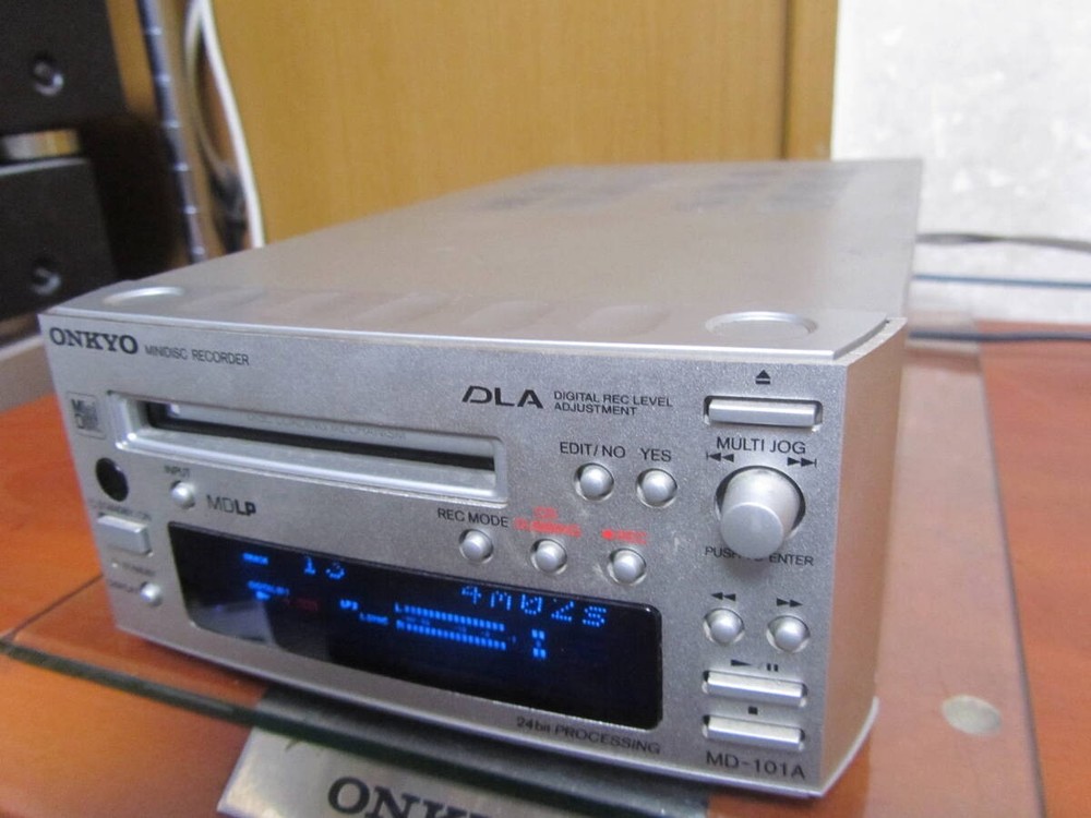 ONKYO MD-101A Mini Disc Player Deck Recorder Working Confirmed