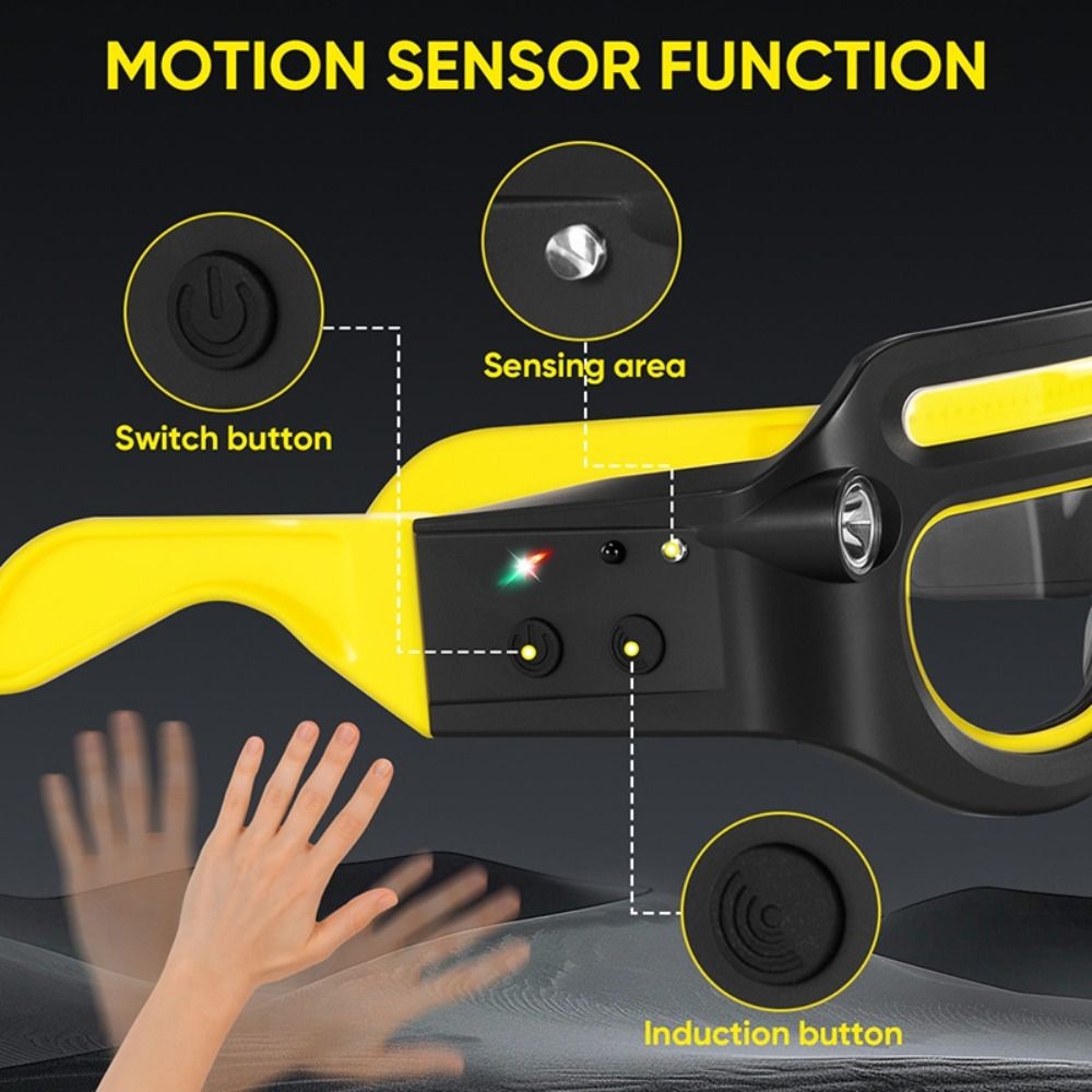 5 Modes LED Glasses Headlights Safety Eyeglass Lamp Work Lights Cycling