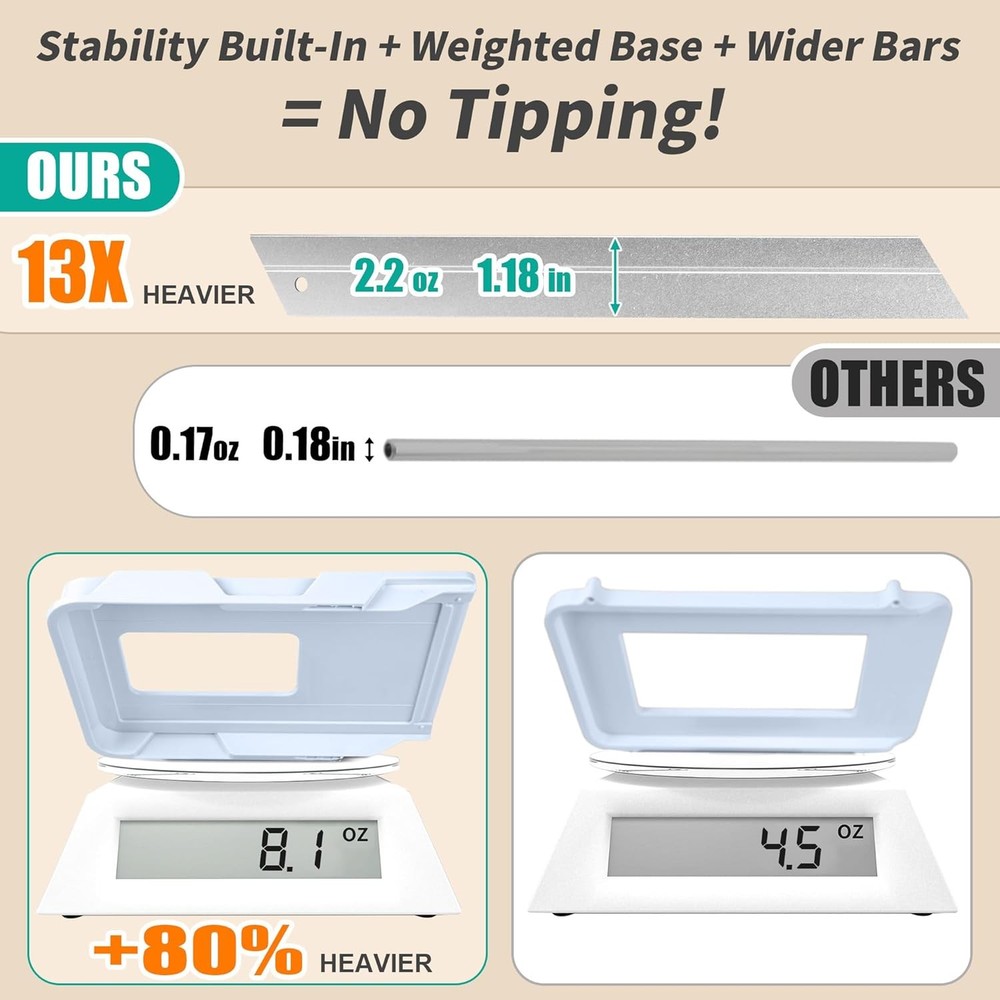 3 Pack Bathroom Organizers & Storage Multi-Purpose,2-Tier Clear Pull Out