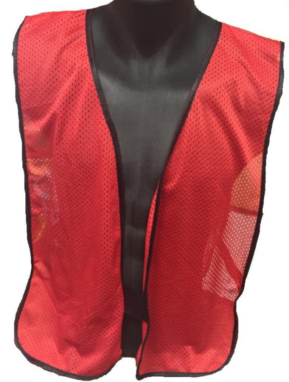 Red Mesh Safety Vest SV500