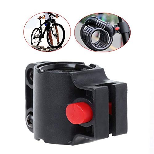 SquEqu 2 Pack Bike Lock Mounting Bracket Holder Frame Mount Replacement Black