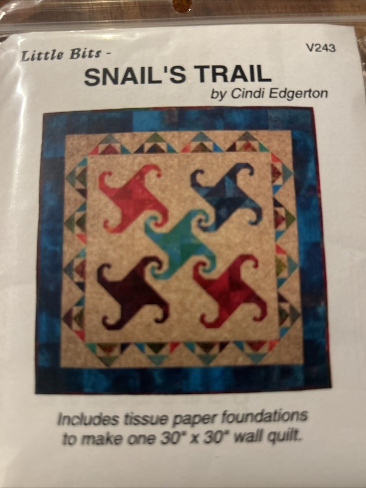 Snail’s Trail Mini Quilt Pattern By Little Bits VSP243