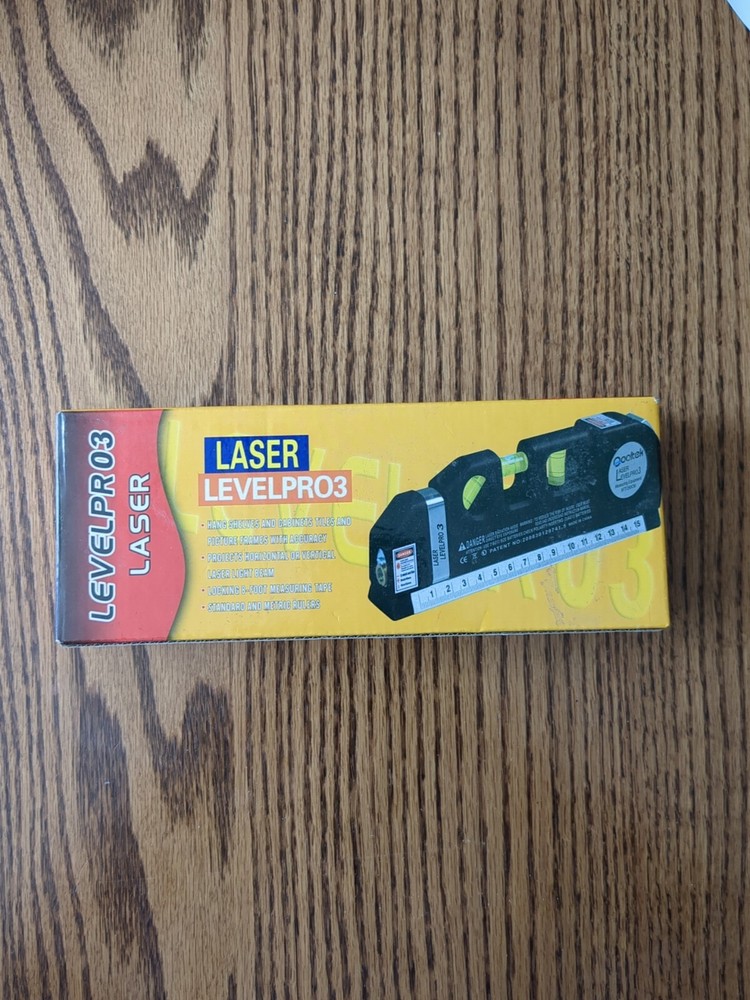 Qooltek Laser LEVELPRO3 Multipurpurpose Level Laser Light New In Box
