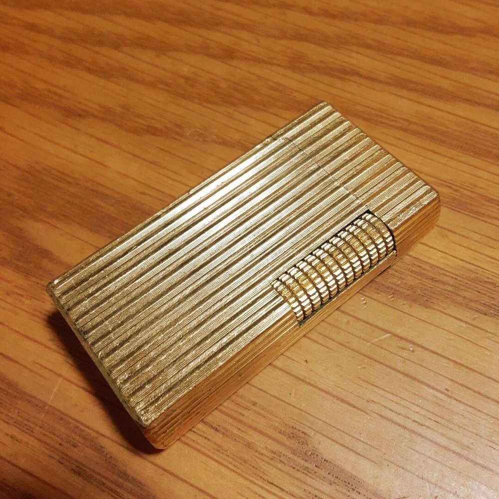 Working Dunhill 70 Rollagas lighter gold without box