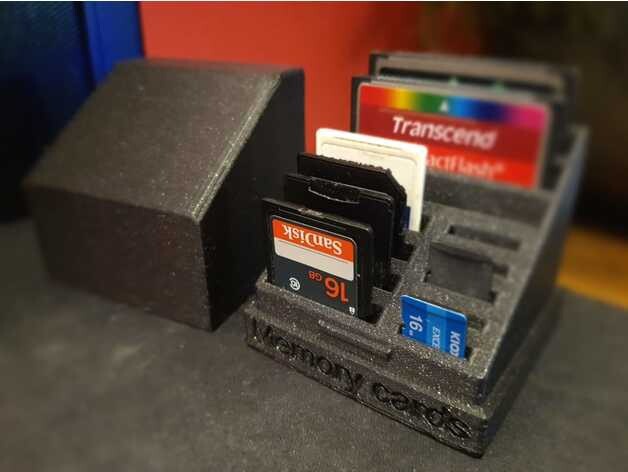 MEMORY CARDS HOLDER - 3x(CF) - 4X(SD) - 5x(microSD)