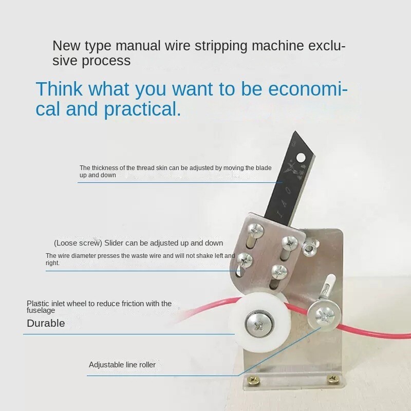 Portable Manual Wire Stripping Machine Scrap Wire Stripping Machine Tools