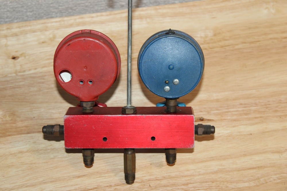 Snap-On Tools Dual Refrigerant Manifold Test Gauge READ !!!!!!