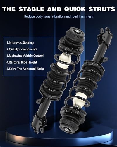 Complete Struts Spring Assembly Front Drive and Passenger side Struts Shock