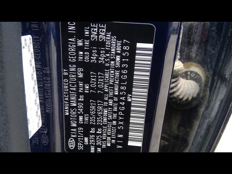 SORENTO 2020 Transmission Shift 1067198