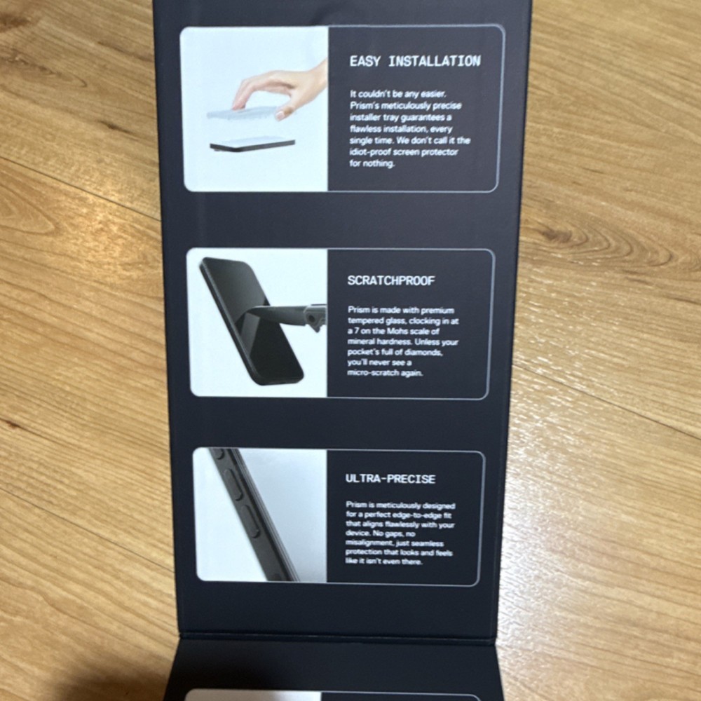 dbrand Prism 2.0 Screen Protector & Ghost CASE for iPhone 17 Pro Max