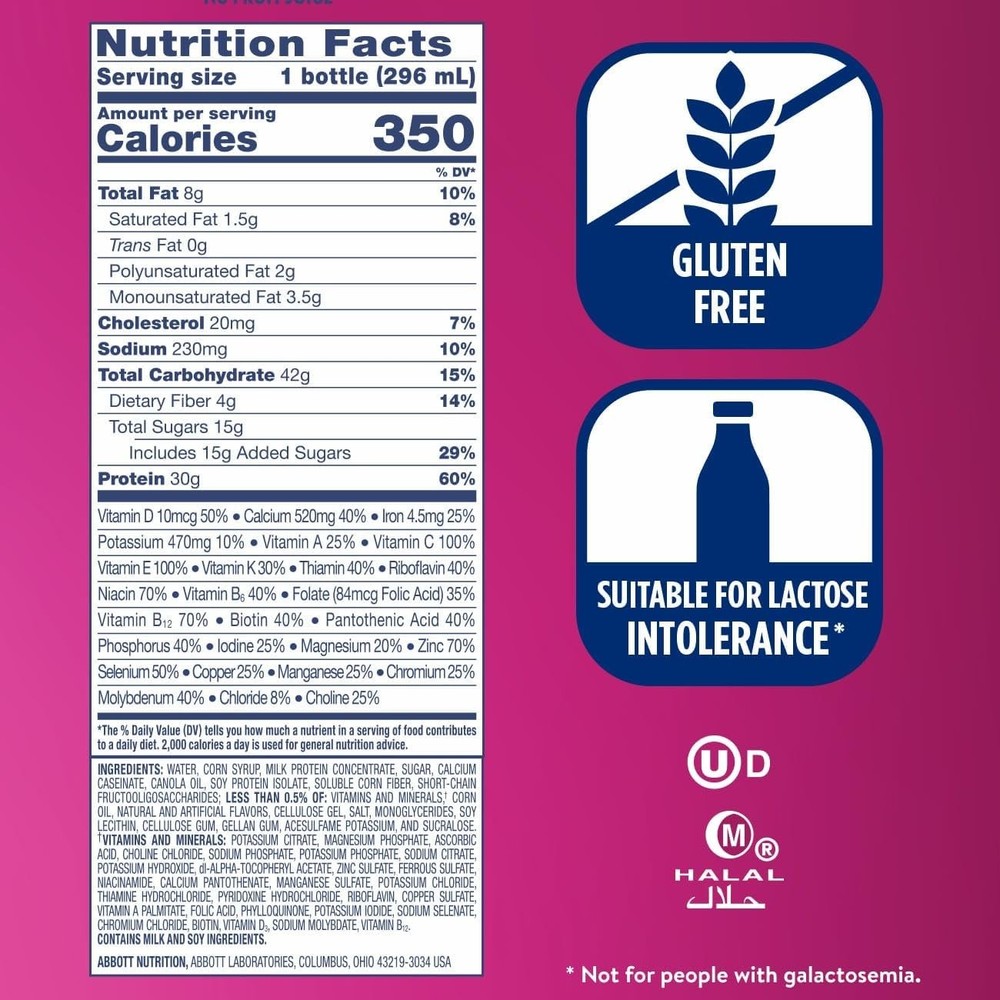 COMPLETE Vanilla Nutritional Shake, Meal Replacement, Vanilla, 10 fl oz, 24 Pack