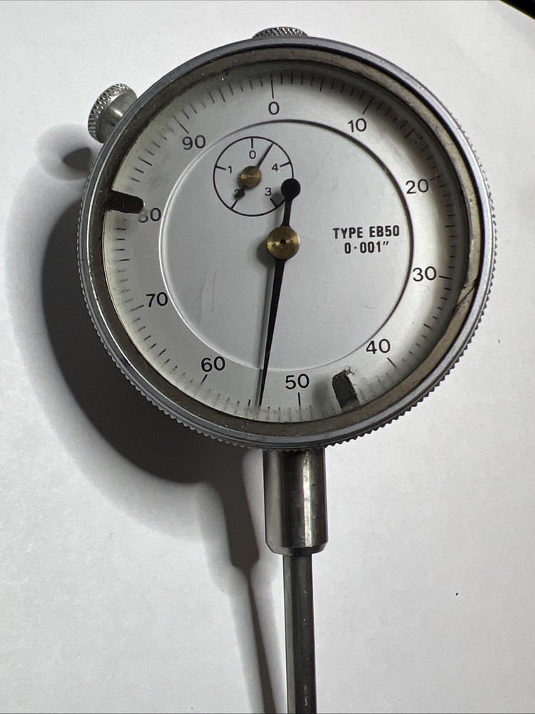 Vtg Type EB50 Dial Indicator 0-001" Machining or Engineering
