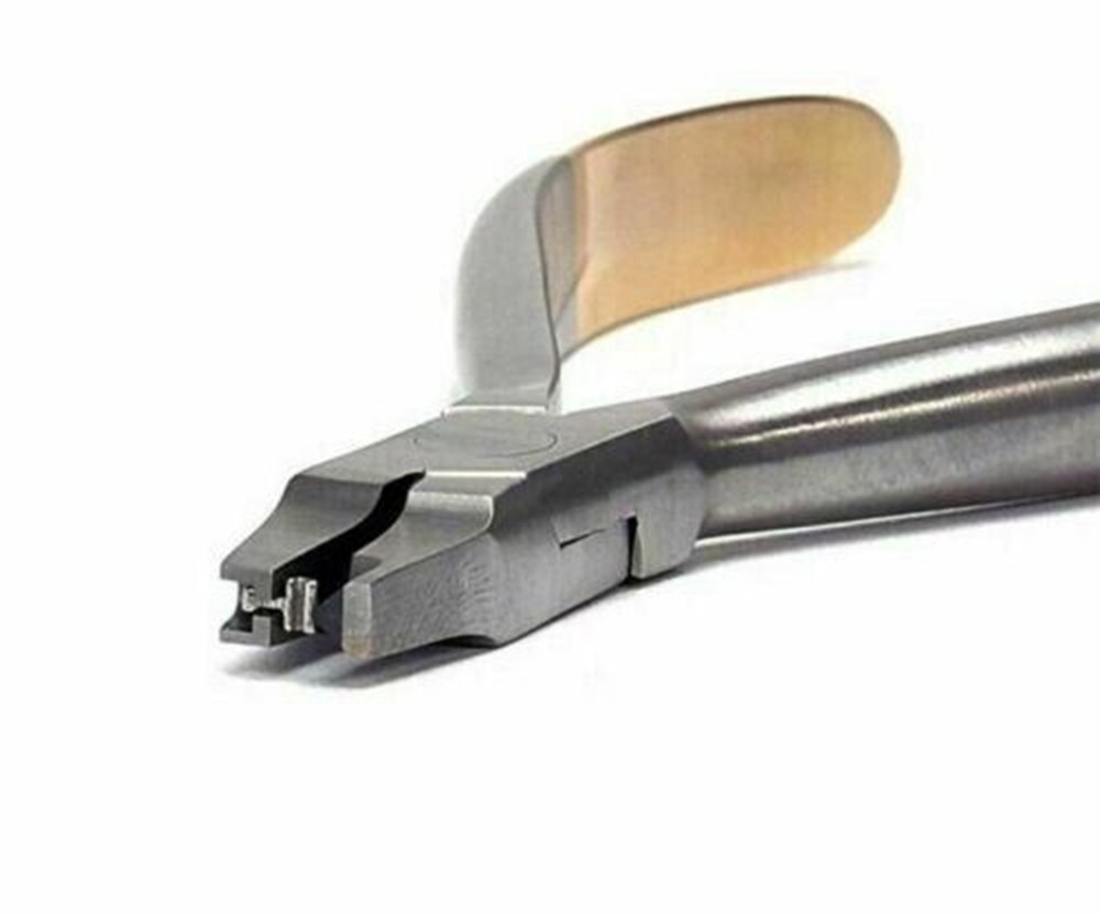 Dental Orthodontic Crimpable Hook Placement Pliers Free Hook Clamp Forceps Plier
