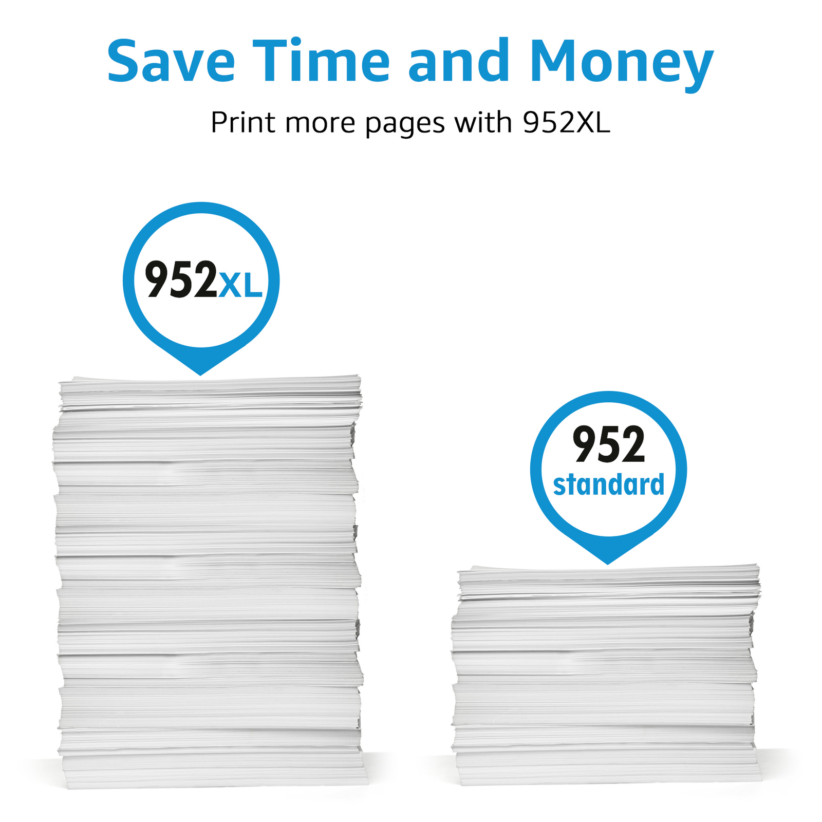 Printer Ink 952 XL 952XL Ink Combo Pack for HP OfficeJet Pro 8710 8715 8720 -4PK