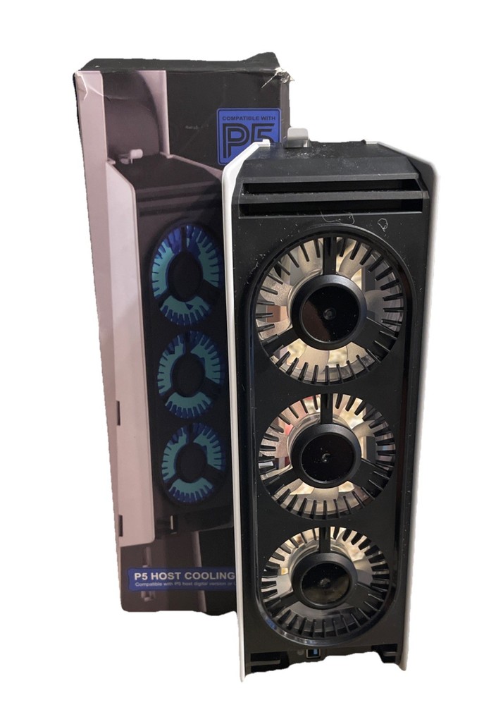 P5 LED Host Cooling Fan Compatible With PS5 Host Digital And CD version