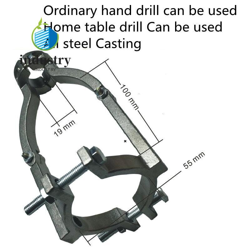 Square Hole Drill Bracket Table Drill Hand Drill Bracket Woodworking Tenoning