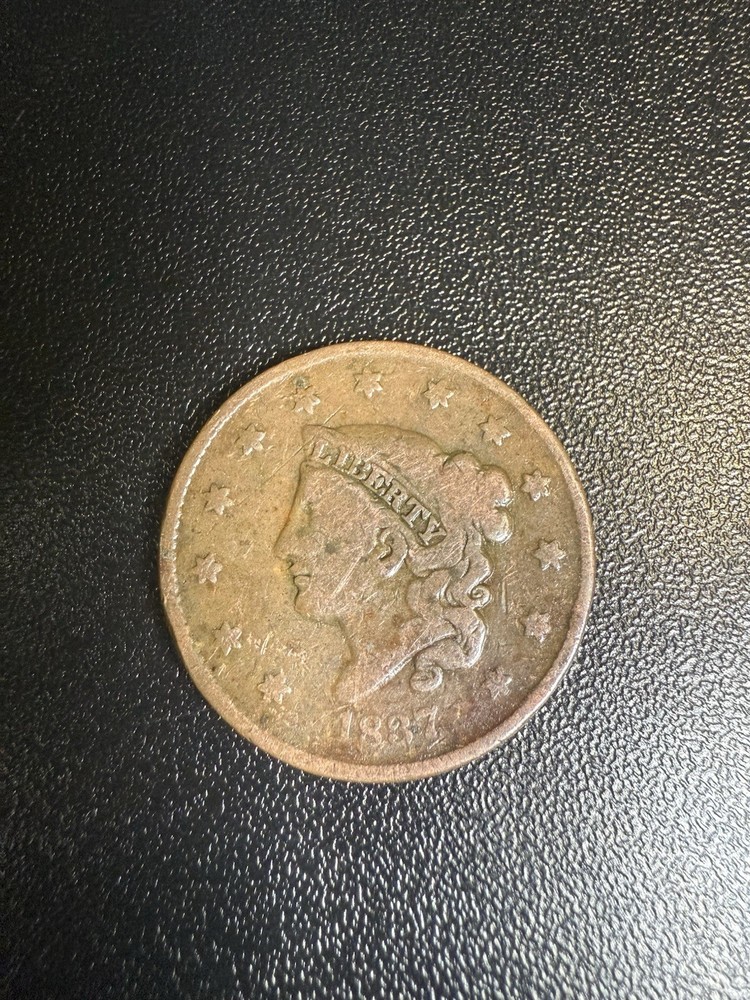 1837 Coronet Head Large Cent – Great Circulated Example