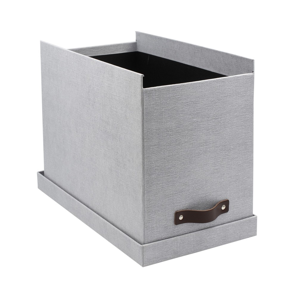Bigso John Desktop File Box - Storage Box for Paperwork - Ash