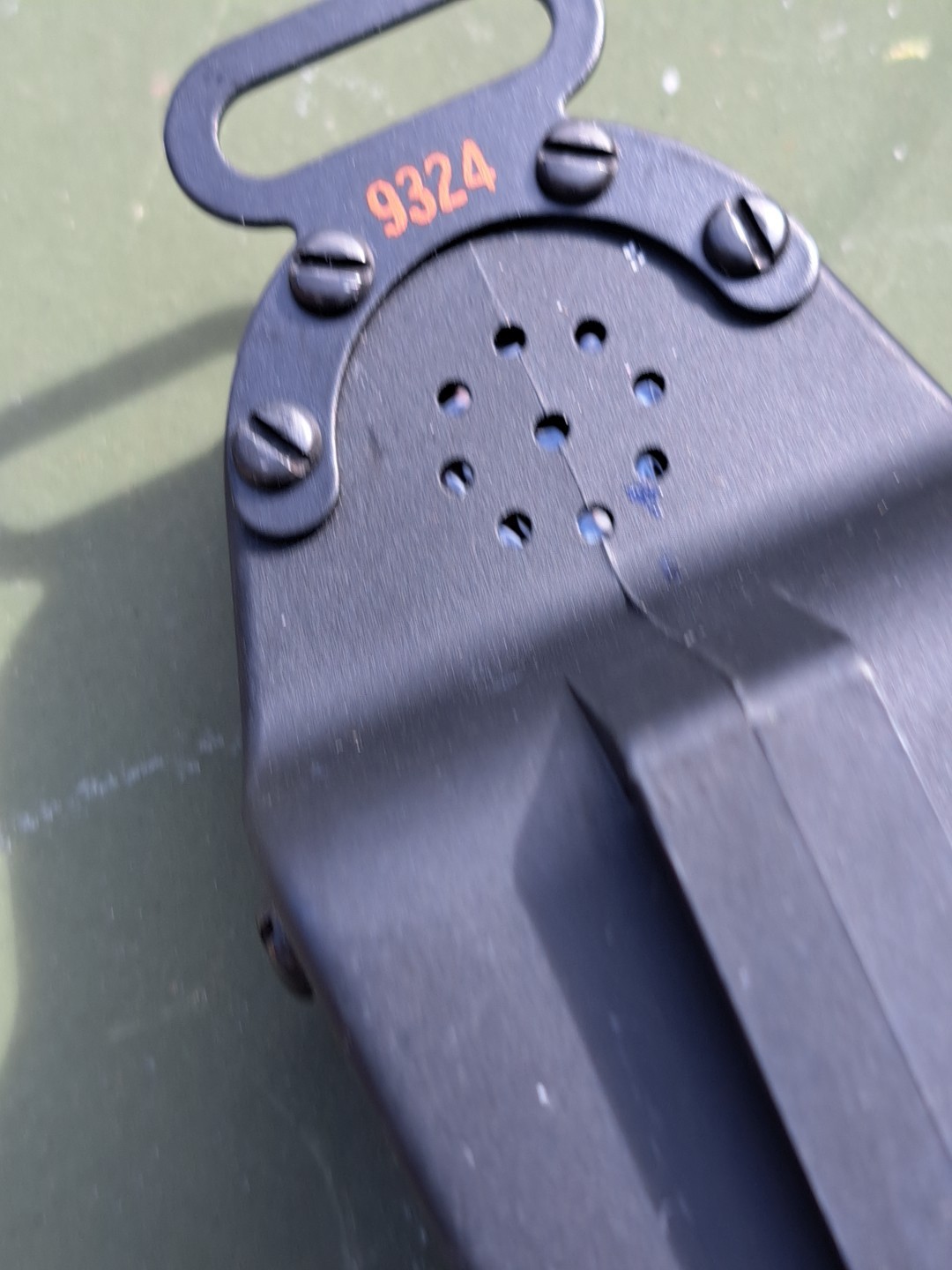 NOS Vintage M80/U Dynamic Radio Microphone Handset ARMY NAVY Old Style Plug M80