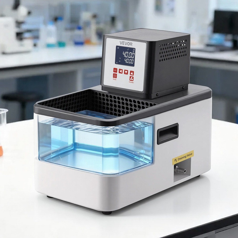 6L High-Temp Oil Bath: 300°C, 0.01°C PID Control, External Loop Ready