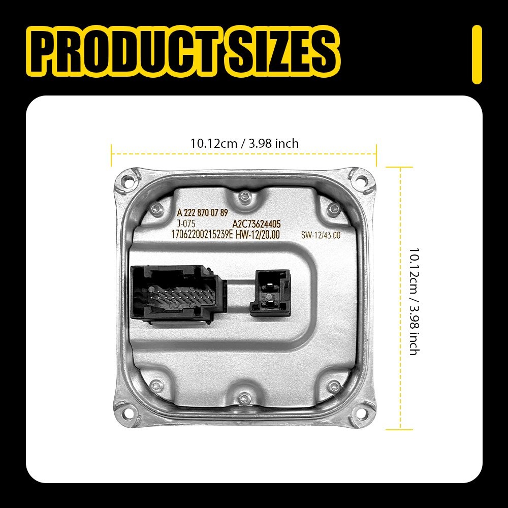 Control Unit Module Adaptive Headlight Right LED 2014-2016 for Mercedes E / E350
