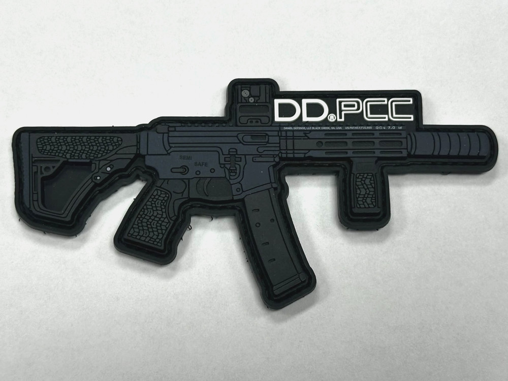 SHOT Show 2026 Daniel Defense "DDPCC" custom Morale Patch, Hook & Loop, NEW!