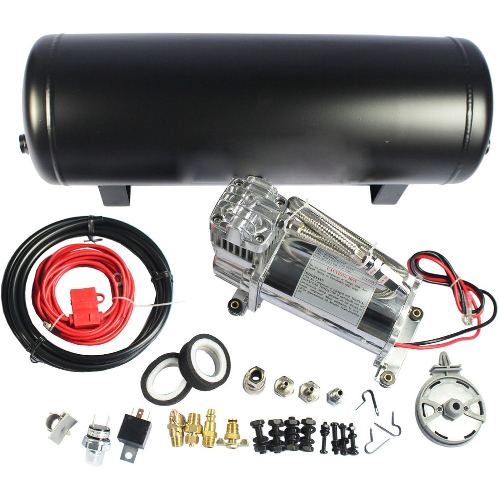 Medium Duty Onboard Air System Compressor 12V With 2.5 Gallon Tank