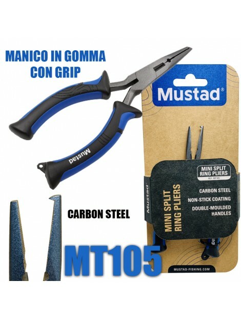 MUSTAD MINI SPLIT RING PLIERS MT-105-BLUE-5 INCH