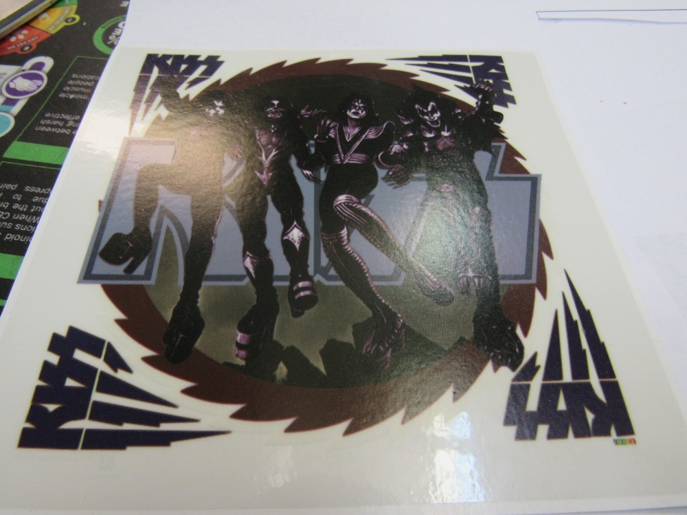 KISS STICKER NEW 90S VINTAGE OOP RARE COLLECTIBLE