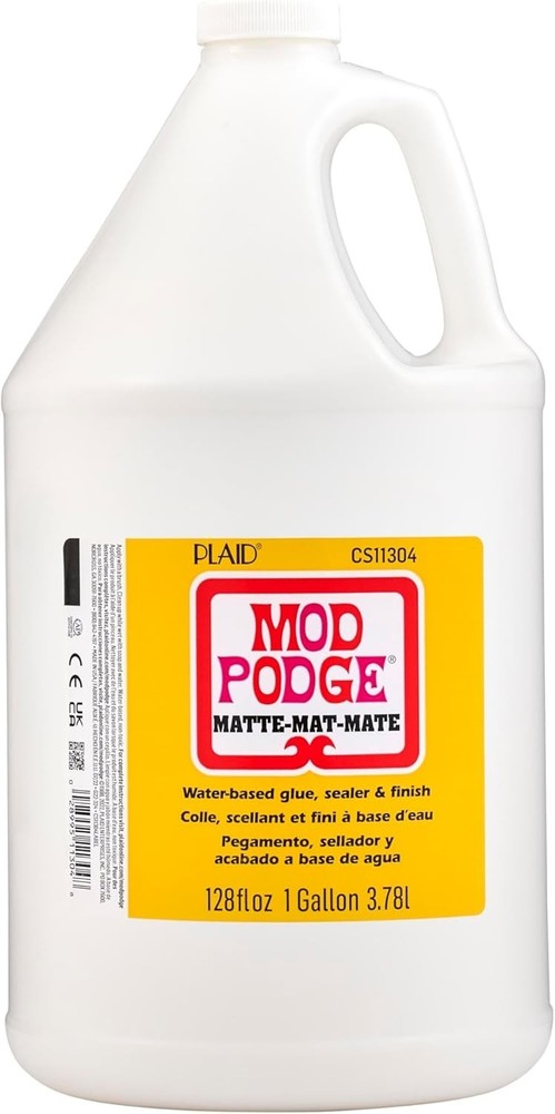 Versatile Matte Sealer & Glue, 128 oz - Quick-Drying Formula