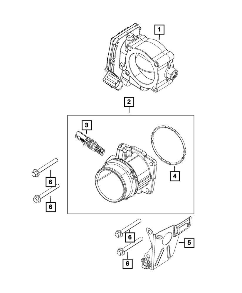 Genuine Mopar Bolt Mounting Left Side 68027628AA