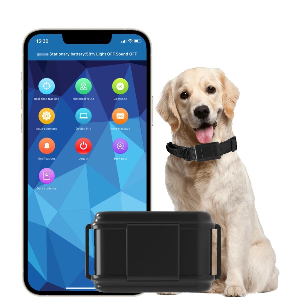 GPS Tracker for Dog with Application Real-time Tracking Collar GPS 4G TK919PR...