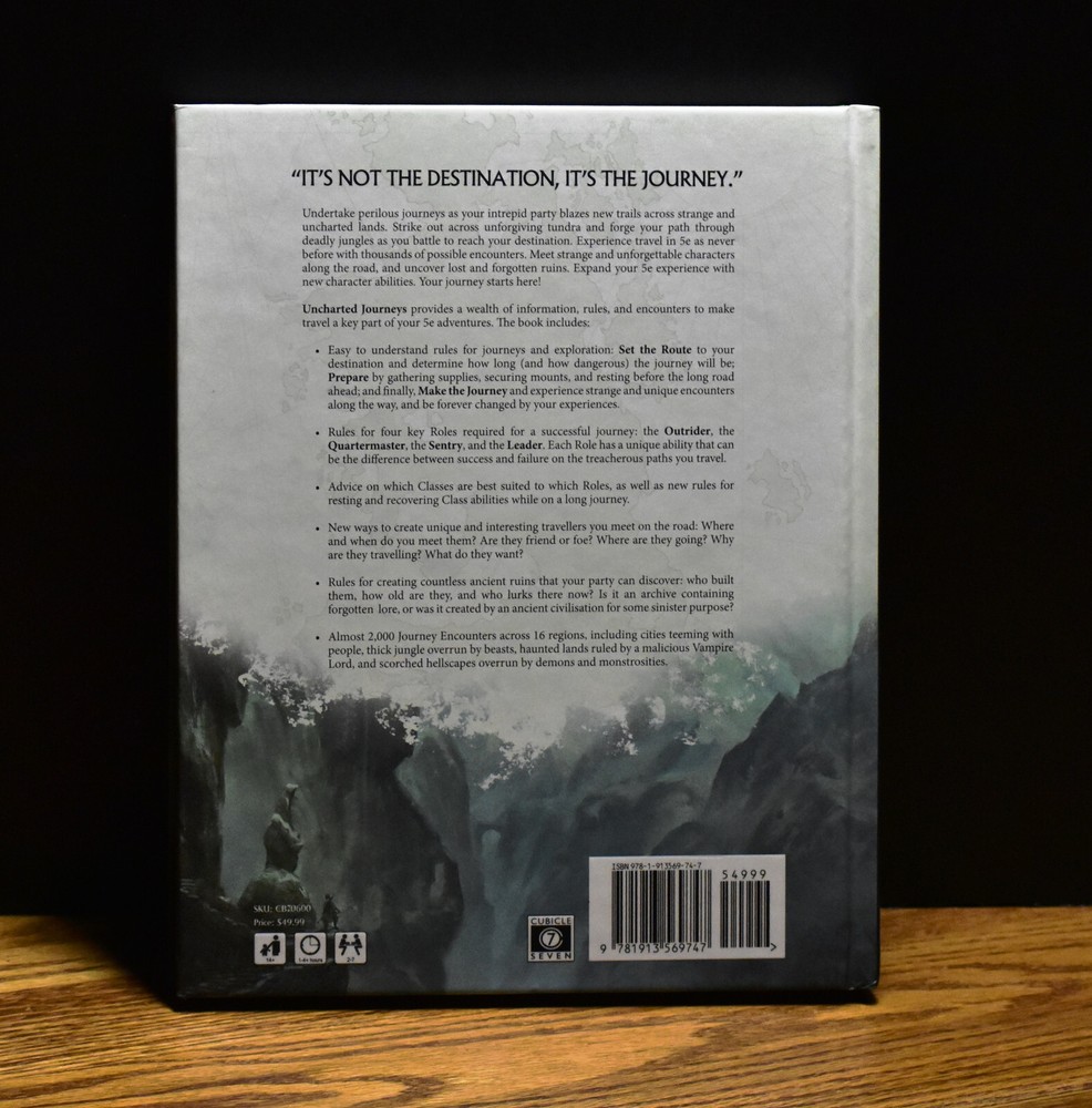 Cubicle Seven - Uncharted Journeys Kickstarter Hardback 5E Sourcebook