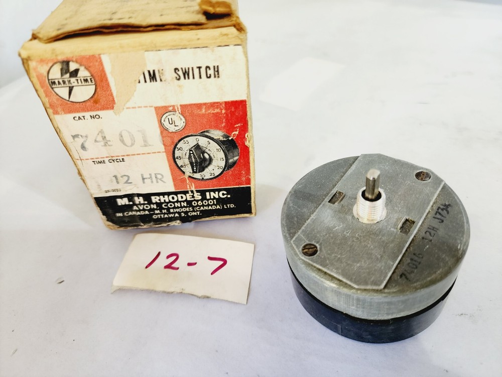 Rhodes Mark Time 74016 12 Hour Time Switch **Missing Face**