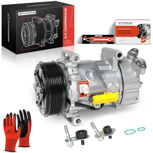 Air Conditioner AC Compressor with Clutch Compatible with Mini Cooper 2007