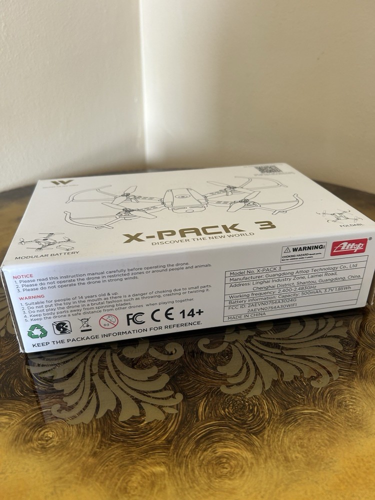 Attop X-Pack 3 Compact Camera Drone 360° Flips