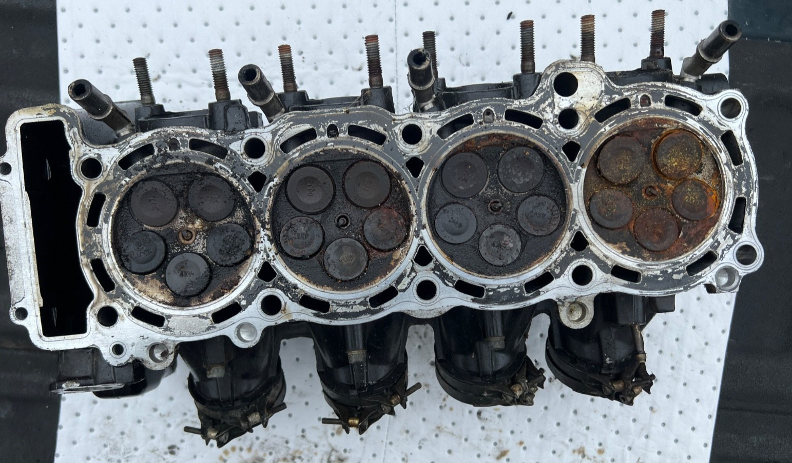 1998-2001 Yamaha R1 Yzf 1000 engine motor cylinder head camshaft cam valve cover