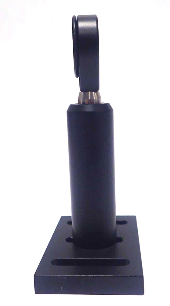 THORLABS FLORESCENT ALIGNMENT DISK / LMR1 FIXED LENS MOUNT & THORLABS POSTHOLDER