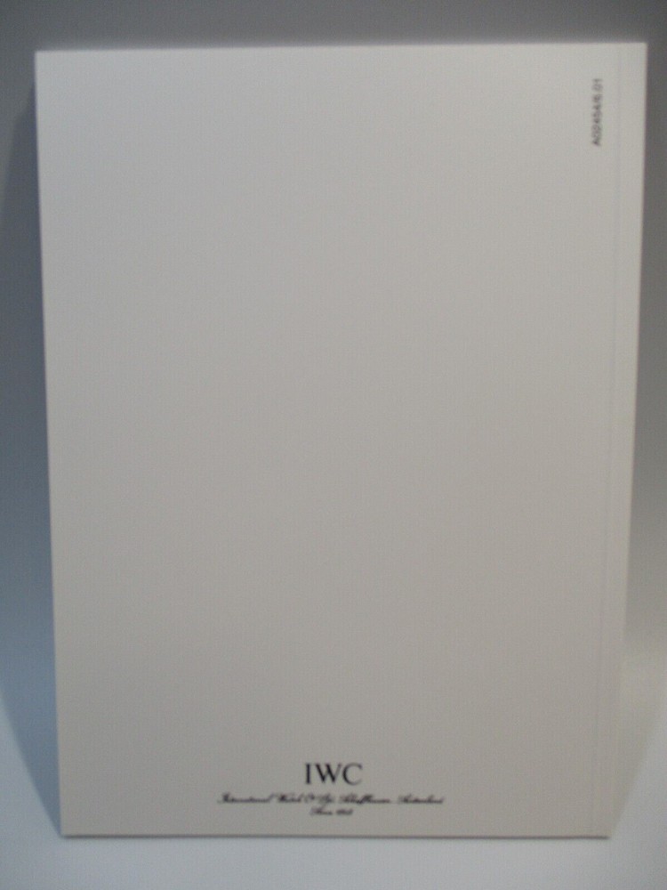 IWC Doppelchronograph Split-Seconds Chronograph Watch Ref 3713 Instructions Book
