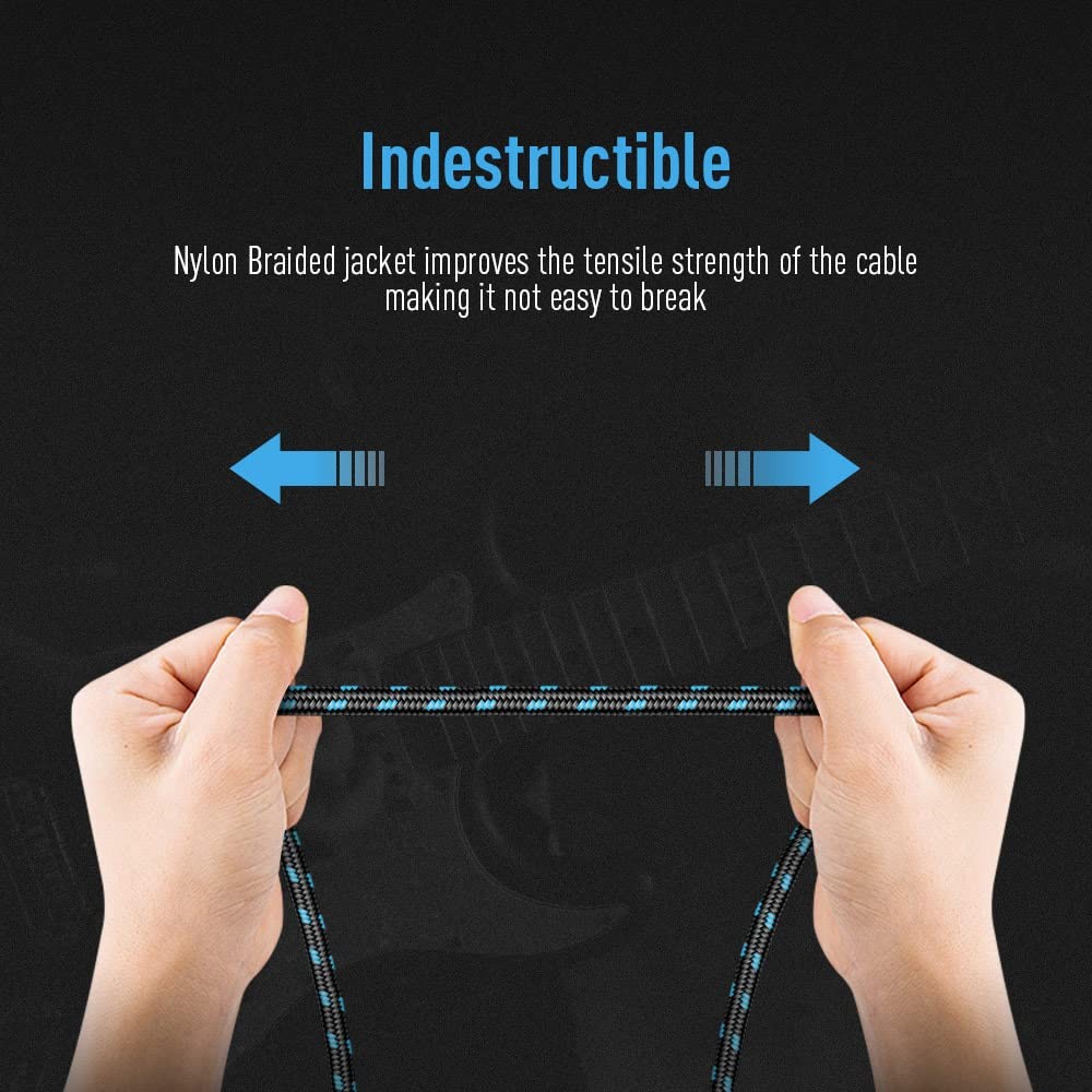 Instrument Cable (20ft/6m, Straight to Straight)
