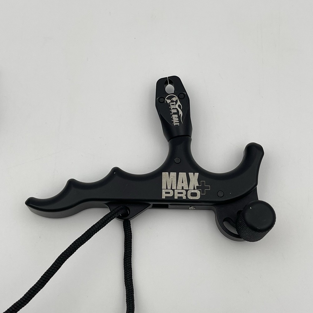 TRU Ball Max Pro Plus Bow Release - 4 Finger Black