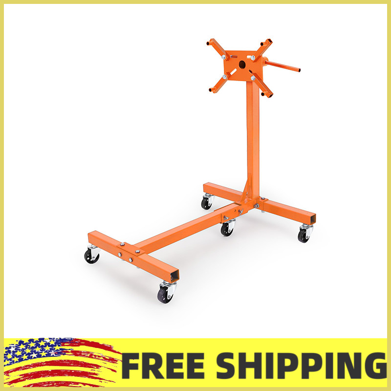✨1500 LBS Rotating Engine Stand w/4 Adjustable Arms & 5-Caster Base,Auto Repair